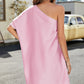 Dolman Sleeve One-Shoulder  Dress