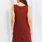 Zenana Swing into Spring Full SIze Sleeveless Dress