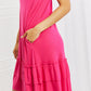 Zenana In The Groove Full Size Sleeveless Ruffle Dress