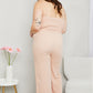 White Birch Full Size Halter Neck Jumpsuit with Pockets