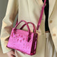 Textured PU Leather Crossbody Bag