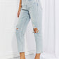 Vervet by Flying Monkey Stand Out Full Size Distressed Cropped Jeans