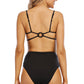 Crisscross High Waist Bikini Set
