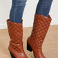 Cape Robbin Live It Up Quilted Boots