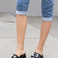 Weeboo Crystal Skies Rhinestone Buckle Slide Sandals