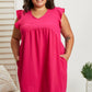 Cotton Bleu Pure Bliss Full Size Ruffle Sleeve Dress
