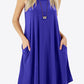 Curved Hem Pocket Tank Dress