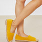 WeeBoo In Step Espadrille Slip-On Flats in Yellow