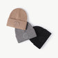 Smiley Face Rib-Knit Beanie