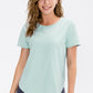 Curved Hem Athletic T-Shirt