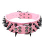 Spiked Studded Leather Collars