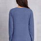 SUNSHINE COFFE Round Neck Long Sleeve T-Shirt
