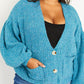 Davi & Dani Just a Fling Full Size Button Down Cardigan
