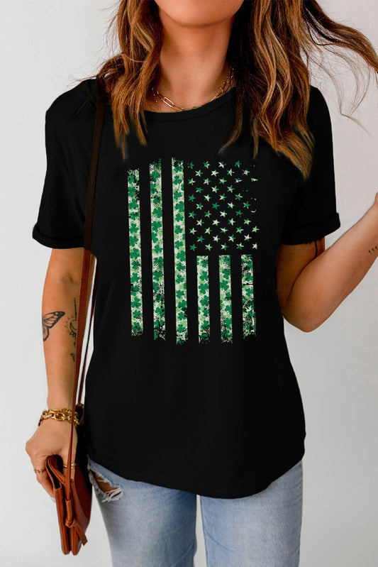 Stars and Stripes Graphic Short Sleeve Tee