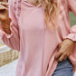 Tie Neck Puff Sleeve Blouse