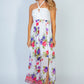 White Birch Flowers For Sale Full Size Floral Halter Dress
