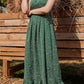 Ditsy Floral Spaghetti Strap Maxi Dress