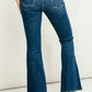 Zenana Bell Bottom Jeans with Pockets in Medium