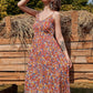 Ditsy Floral Spaghetti Strap Maxi Dress