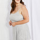 White Birch Wild Wonder Full Size Cheetah Sleeveless Dress