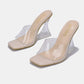 Cape Robbin Clear View Slide-On Heels