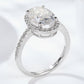 4.5 Carat Moissanite Halo Ring