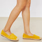 WeeBoo In Step Espadrille Slip-On Flats in Yellow
