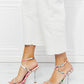 Cape Robbin Rhinestone Strap Open-Toe Heels in Multi