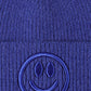 Smiley Face Rib-Knit Beanie