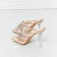 Cape Robbin Triple Bow Detail Heels in Nude