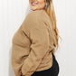 CY Fashion Just a Little Twist Full Size Open Back Sweater