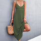 Double-Strap Crisscross Maxi Dress