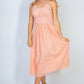 White Birch Angelic Vibes Full Size Sleeveless Midi Dress in Peach