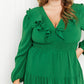 Davi & Dani Rooftop Reservation Full Size Layered Ruffle Midi Dress