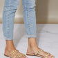 Cape Robbin Never Too Late Studded Strappy Slide-On Sandals