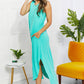 Zenana Full Size Making Music Brushed Sleeveless Dress in Mint