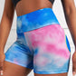 Wide Waistband High Waist Yoga Shorts