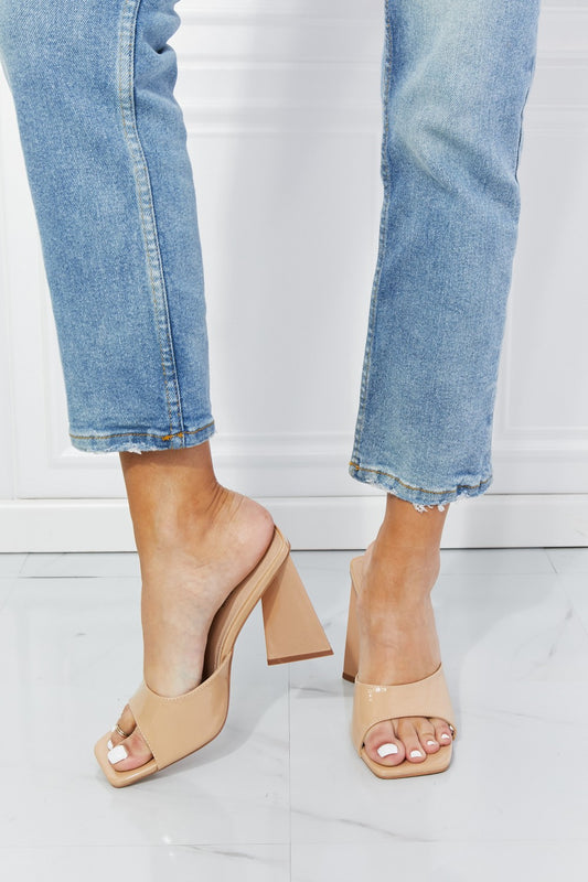 Cape Robbin Slide-On Tapered Heels