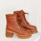 WeeBoo Climbing the Ranks Platform Combat Boots