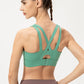 Comfortable Cutout Crisscross Sports Bra