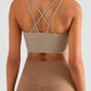 Chic Start Crisscross Back Sports Bra
