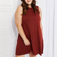 Zenana Swing into Spring Full SIze Sleeveless Dress