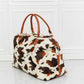 Animal Print Plush Weekender Bag