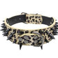 Spiked Studded Leather Collars