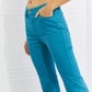 Zenana Clementine Full Size High-Rise Bootcut Jeans in Teal