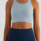 Chic Start Crisscross Back Sports Bra