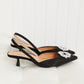 WeeBoo Glam and Go Rhinestone Buckle Sling-Backs