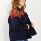 Davi & Dani Wintry Day Full Size Contrast Jacket