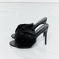 Cape Robbin Fur Strap Open-Toe Heels
