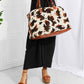 Animal Print Plush Weekender Bag